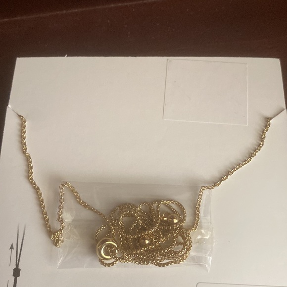 Brand New - Three Textured Circle necklace in Gold - Drawstring Adjuster - Picture 10 of 11